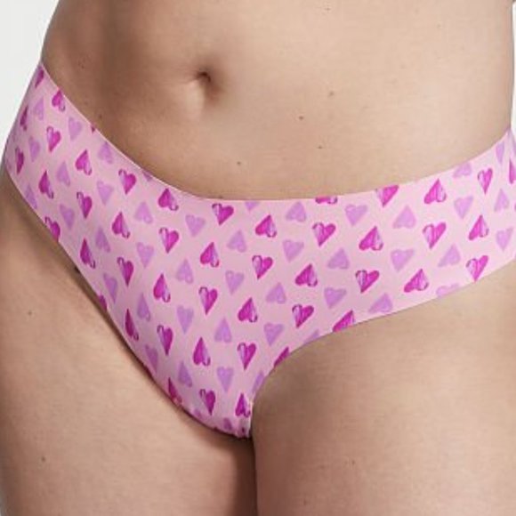 VS ❤️ No-Show Thong Hearts Love Victoria's Secret NWT So Adorable! - Picture 2 of 8
